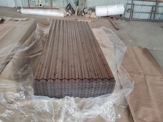 購入 270-500n/Mm2の電流を通された波形の金属の屋根ふきシートは強さ205-380n/Mm2を降伏 online manufacture