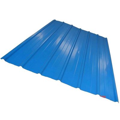 購入 CGCC DX51D 屋根や壁面用の白赤青RAL色でプリペイントされた波紋鋼屋根シート online manufacture