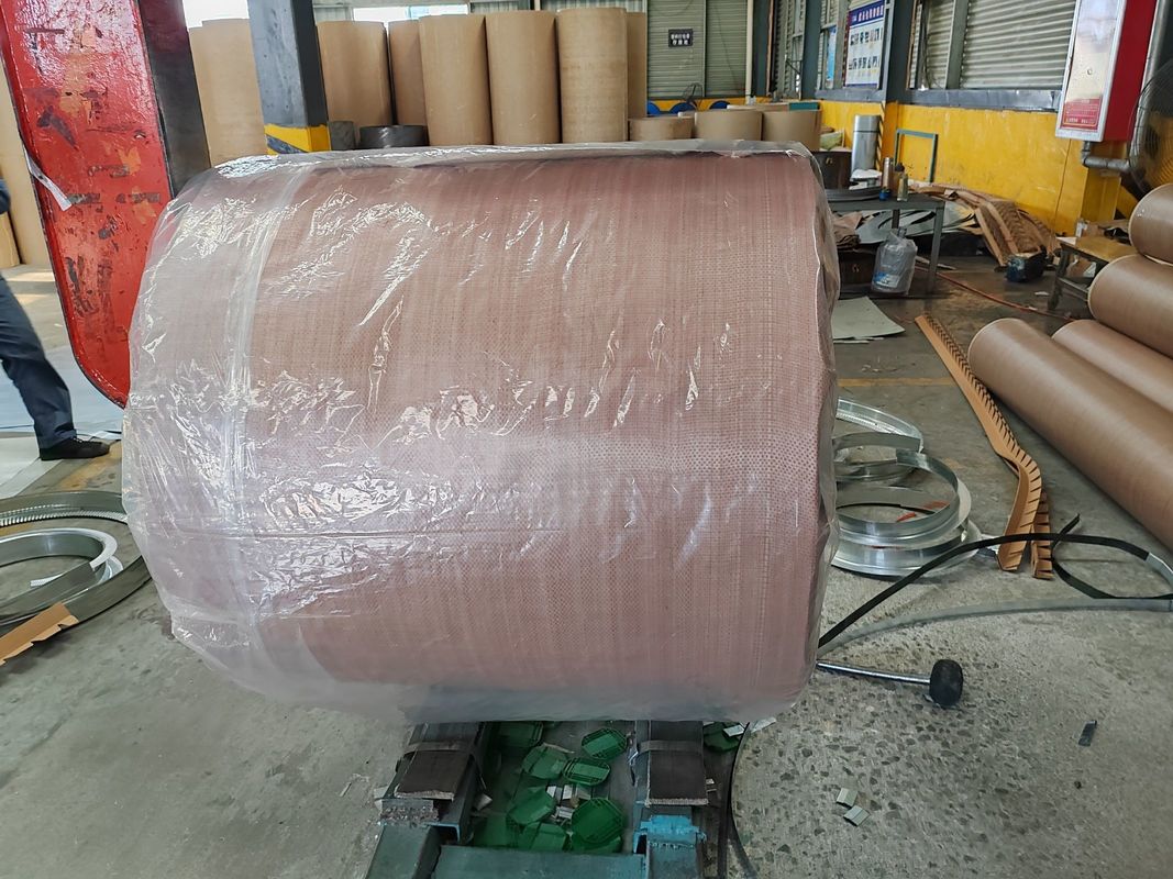 屋根材・壁材用、クロム酸処理済みPEプレペイントカラー鋼板コイル（コイル内径508/610mm）