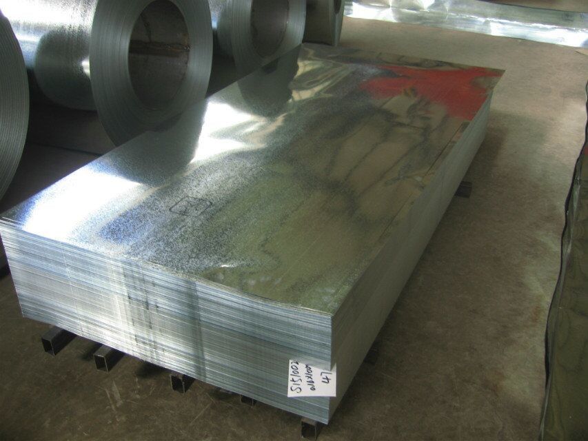 0建築および産業用用用用153.8mm Z40Z275 SGCC熱浸し電熱鋼板 JIS G3302