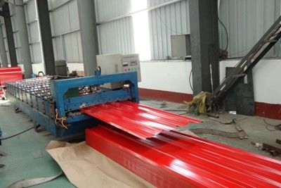 色JIS G3322 CGLCC ASTM A792 EN10169 DX51D+AZ波形鋼鉄屋根シート