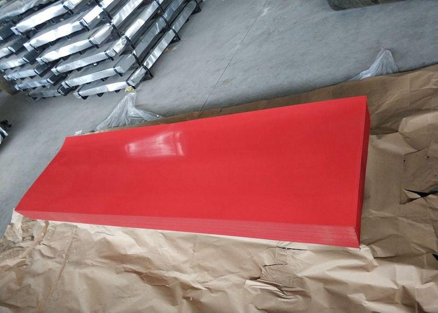 1.0mm RAL 1030 プリペイント 鋼板 DX51D 1250mm 幅 屋根や壁カバー用